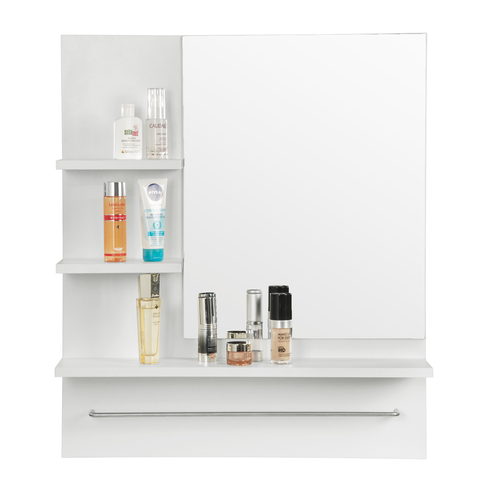 Badezimmerspiegel Spiegelschrank Hängeschrank Wandschrank 3 Ablagen