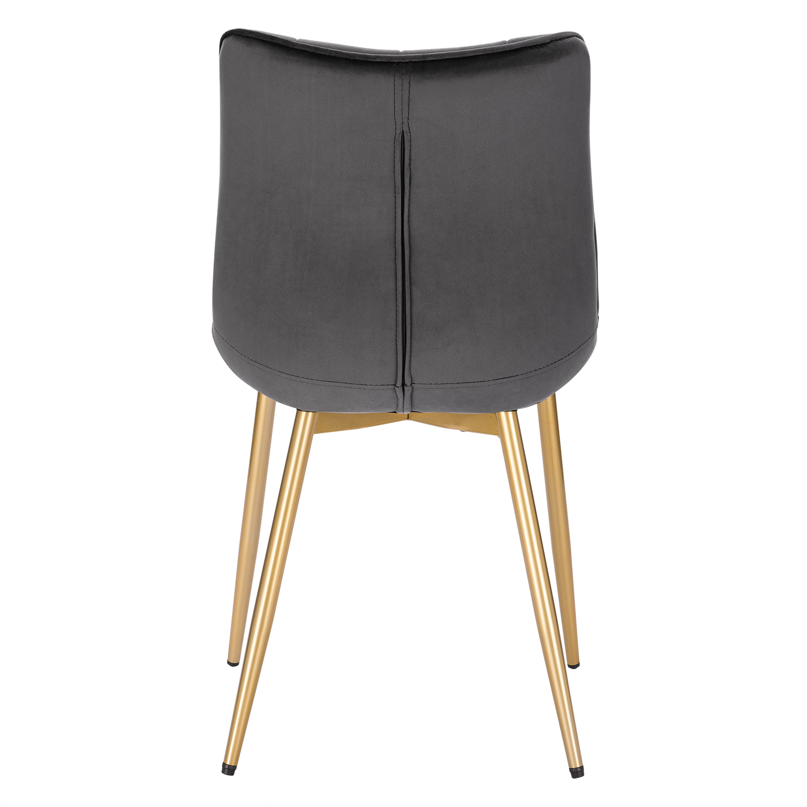 2xEsszimmerstuhl Stühle Wohnzimmerstuhl Küchen aus Samt Goldene