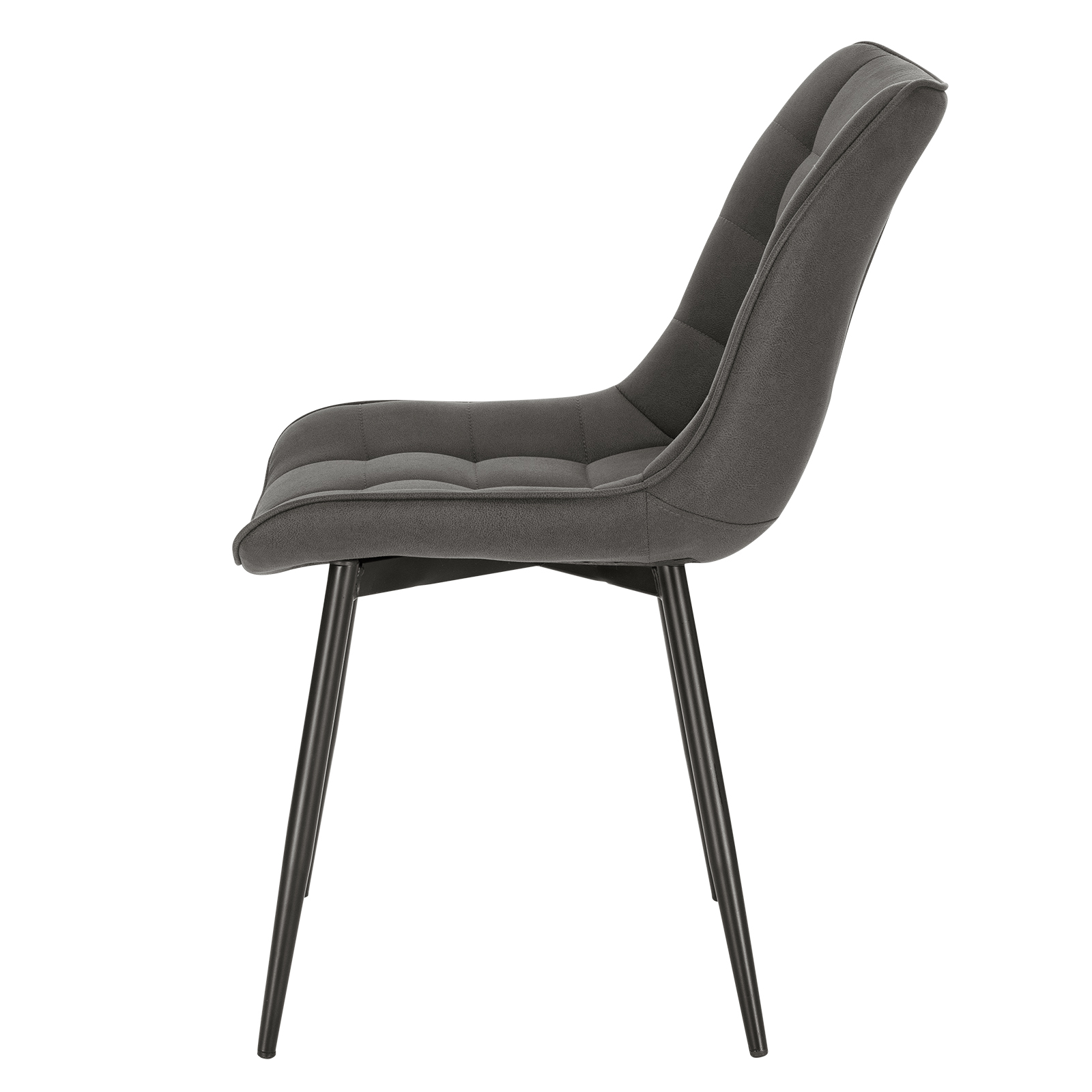 2xEsszimmerstuhl Stühle Küchenstuhl Polsterstuhl Stoffbezug Wohnzimmer