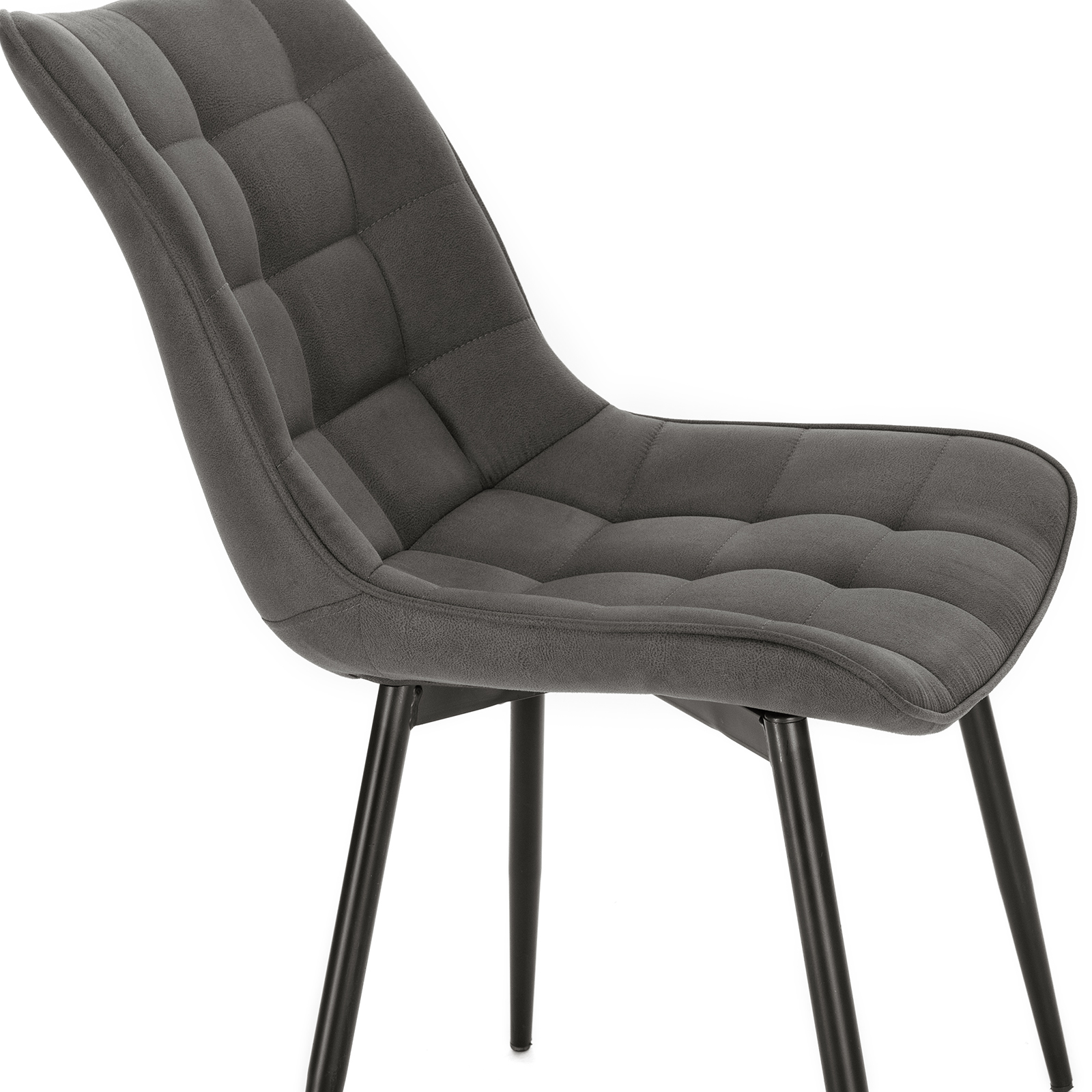 2xEsszimmerstuhl Stühle Küchenstuhl Polsterstuhl Stoffbezug Wohnzimmer