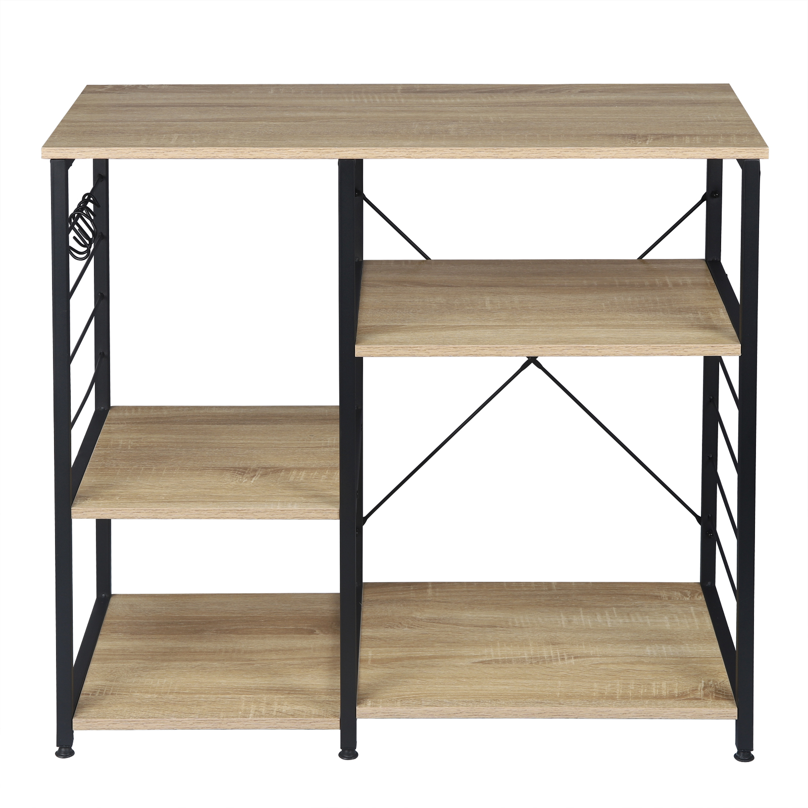 Homiuse Metallregal Grau 40x30x140 Cm - Schmales Leiterregal Für Bücher & Deko