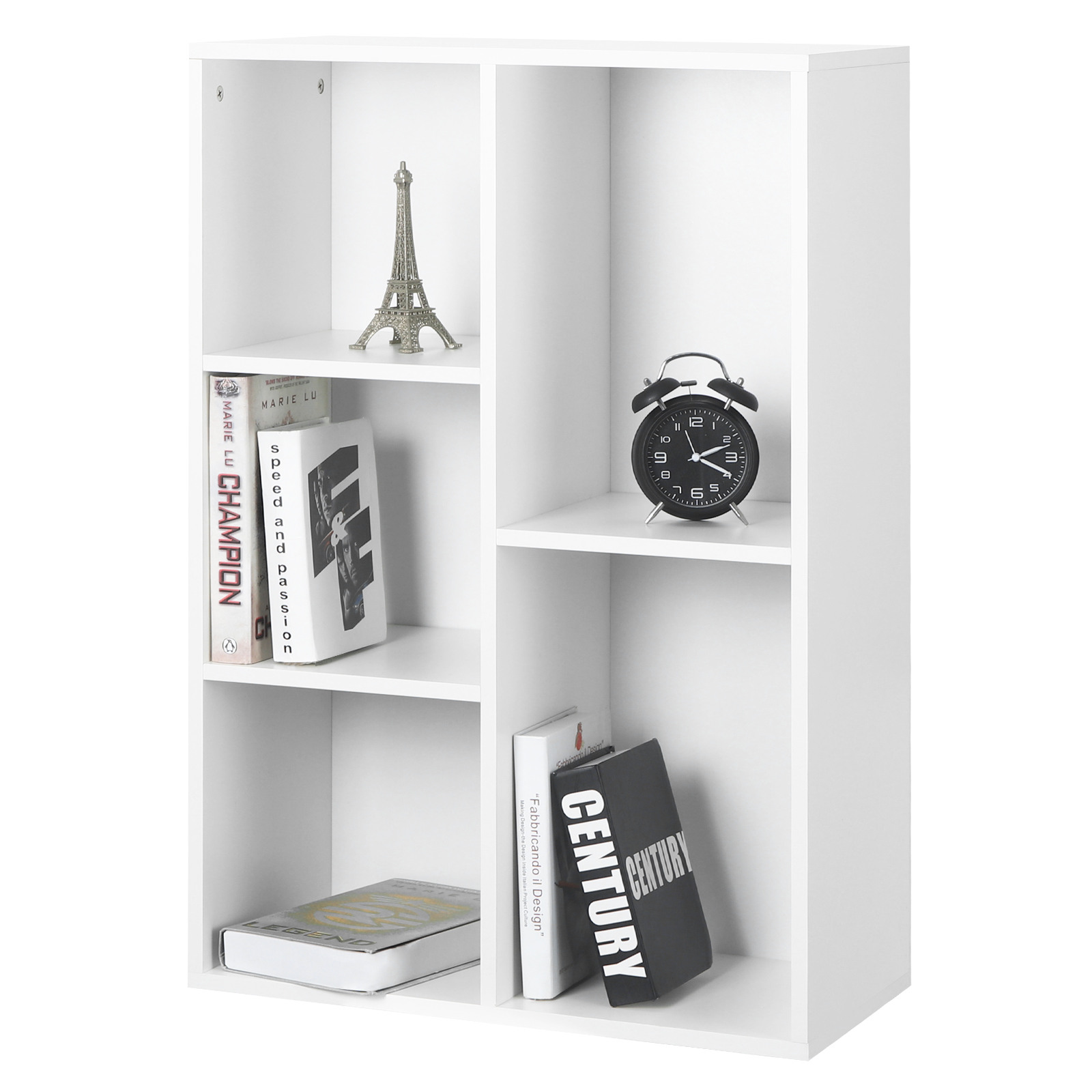 Bücherregal Weiß Bücherschrank Holzregal Standregal Aufbewahrungbox