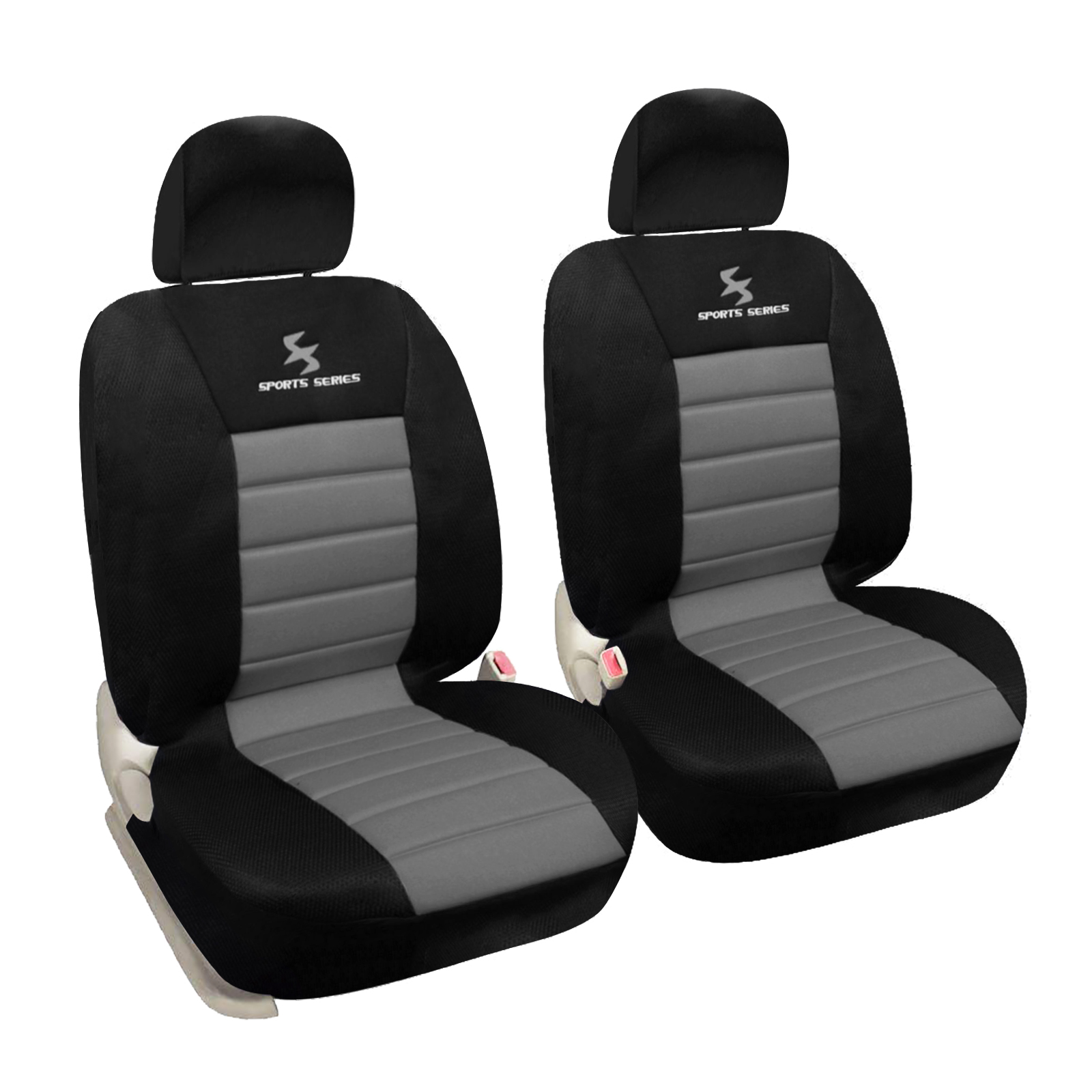 Universal Sitzbezüge Schonbezüge Auto Sitzbezug Sitzauflage schwarz rosa  AS7252